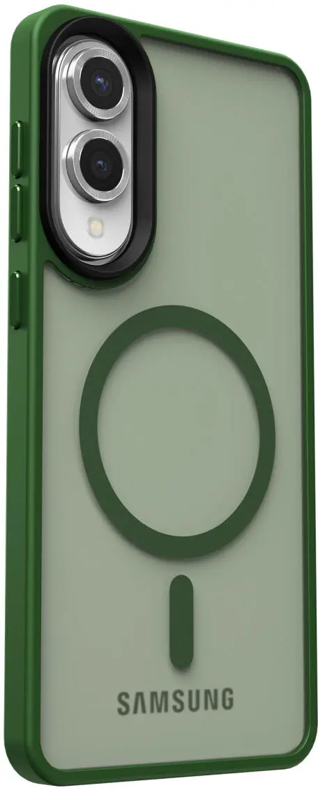 Samsung Galaxy S25 Edge Hoesje met MagSafe Back Cover Matte Groen afbeelding 10
