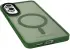 Samsung Galaxy S25 Edge Hoesje met MagSafe Back Cover Matte Groen afbeelding 6