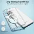 Samsung Galaxy S25 Edge Hoesje Hard Back Cover met MagSafe Transparant afbeelding 3