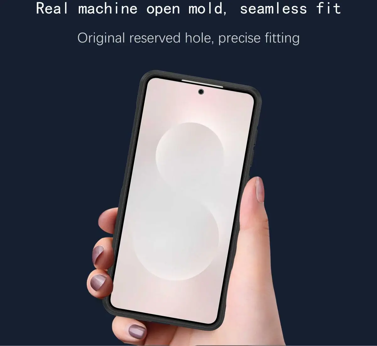 Samsung Galaxy S25 Edge Hoesje Dual-Layer Hybride met MagSafe / Qi2 Zwart afbeelding 4