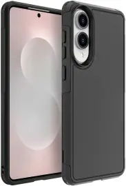 Samsung Galaxy S25 Edge Hoesje Dual-Layer Hybride met MagSafe / Qi2 Zwart afbeelding