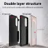 Samsung Galaxy S25 Edge Hoesje Dual-Layer Hybride met MagSafe / Qi2 Zwart afbeelding 3