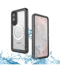 SBG Outdoor Case Samsung Galaxy S25 Edge Waterdicht met MagSafe / Qi2 Zwart afbeelding