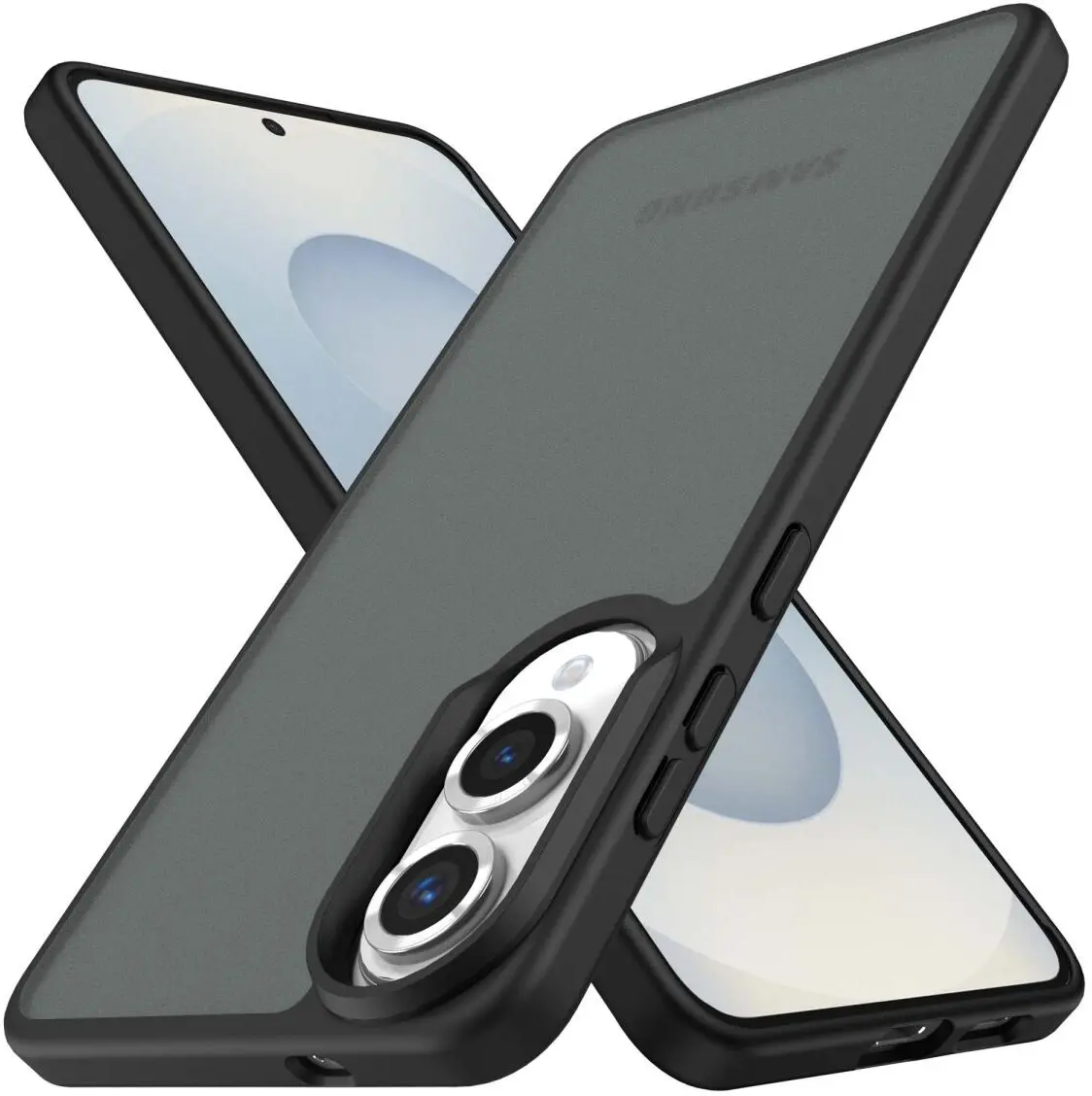 Samsung Galaxy S25 Edge Hoesje Back Cover Matte Zwart afbeelding 2