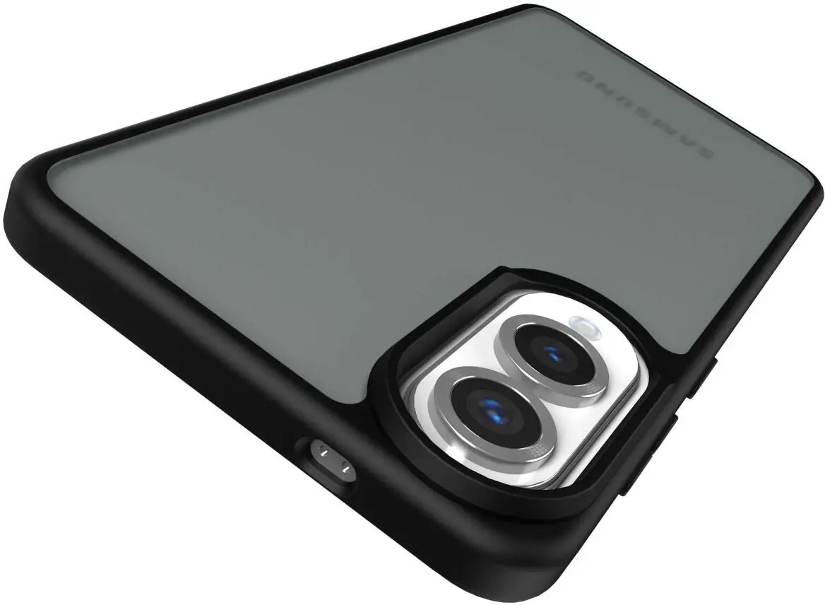 Samsung Galaxy S25 Edge Hoesje Back Cover Matte Zwart afbeelding 5