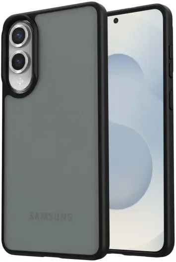 Samsung Galaxy S25 Edge Hoesje Back Cover Matte Zwart afbeelding 1