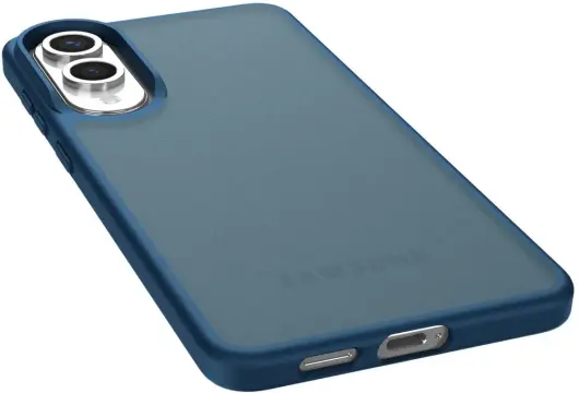 Samsung Galaxy S25 Edge Hoesje Back Cover Matte Blauw afbeelding 5