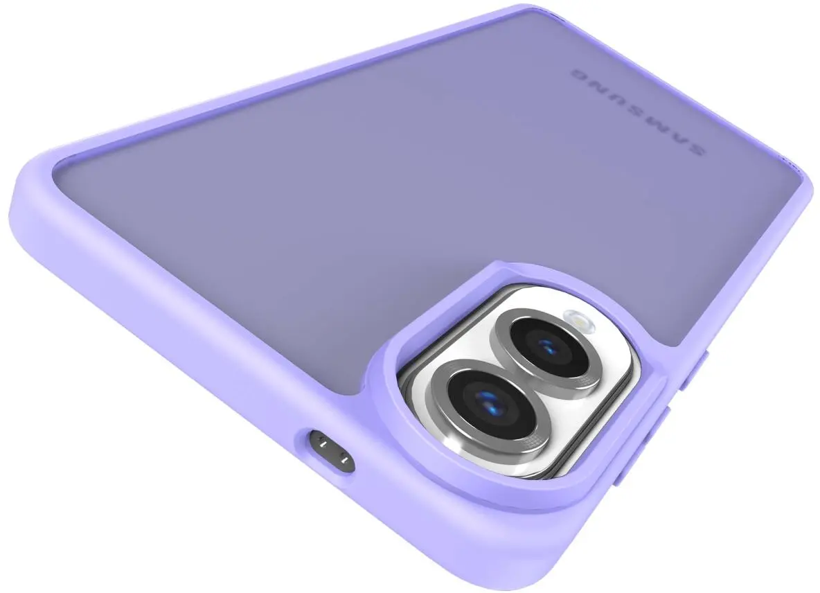 Samsung Galaxy S25 Edge Hoesje Back Cover Matte Paars afbeelding 4