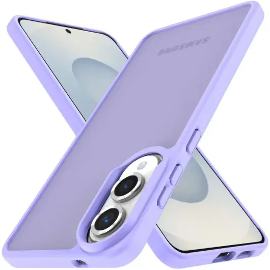 Samsung Galaxy S25 Edge Hoesje Back Cover Matte Paars afbeelding 2