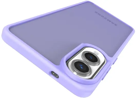 Samsung Galaxy S25 Edge Hoesje Back Cover Matte Paars afbeelding 4