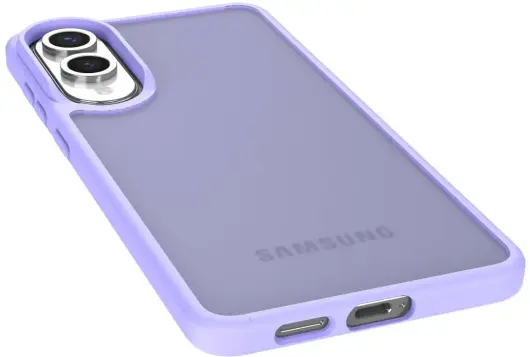 Samsung Galaxy S25 Edge Hoesje Back Cover Matte Paars afbeelding 5