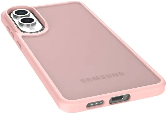 Samsung Galaxy S25 Edge Hoesje Back Cover Matte Roze afbeelding 5