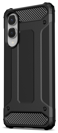 Samsung Galaxy S25 Edge Hoesje Shock Proof Hybride Back Cover Zwart afbeelding 8