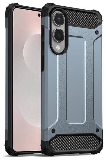 Samsung Galaxy S25 Edge Hoesje Shock Proof Hybride Back Cover Blauw afbeelding 2