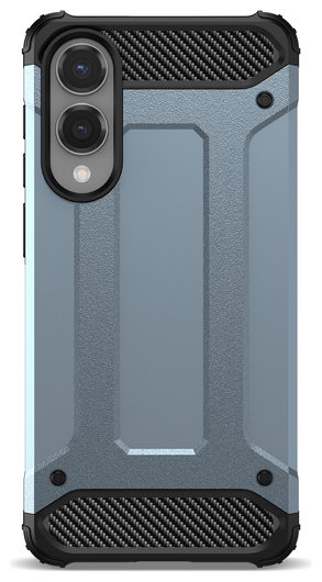 Samsung Galaxy S25 Edge Hoesje Shock Proof Hybride Back Cover Blauw afbeelding 4