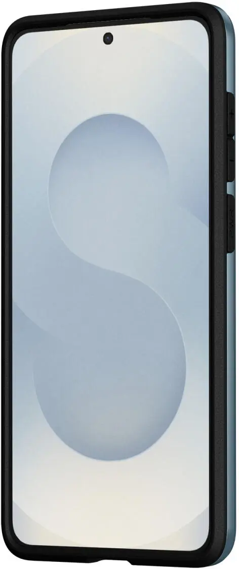 Samsung Galaxy S25 Edge Hoesje met Slider Kaarthouder Back Cover Blauw afbeelding 6