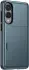 Samsung Galaxy S25 Edge Hoesje met Slider Kaarthouder Back Cover Blauw afbeelding 9