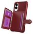 Samsung Galaxy S25 Edge Hoesje 3-in-1 Pasjes Portemonnee Back Cover Rood afbeelding 2