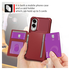 Samsung Galaxy S25 Edge Hoesje 3-in-1 Pasjes Portemonnee Back Cover Rood afbeelding 3