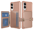 Samsung Galaxy S25 Edge Hoesje 3-in-1 Pasjes Portemonnee Back Cover Roze afbeelding 1