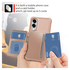Samsung Galaxy S25 Edge Hoesje 3-in-1 Pasjes Portemonnee Back Cover Roze afbeelding 3