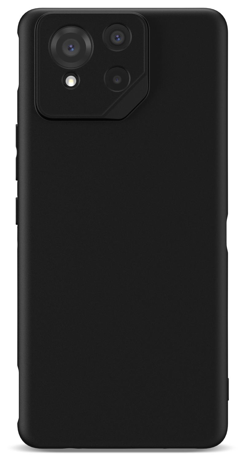 Asus ROG Phone 9 / 9 Pro Hoesje Dun TPU Back Cover Matte Zwart afbeelding 2