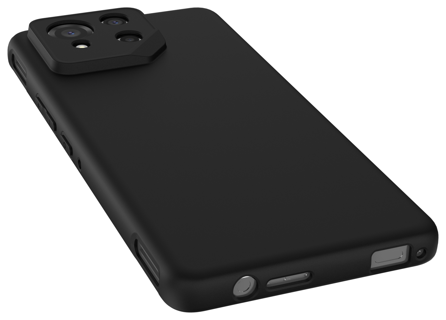 Asus ROG Phone 9 / 9 Pro Hoesje Dun TPU Back Cover Matte Zwart afbeelding 7