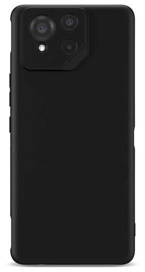 Asus ROG Phone 9 / 9 Pro Hoesje Dun TPU Back Cover Matte Zwart afbeelding 2