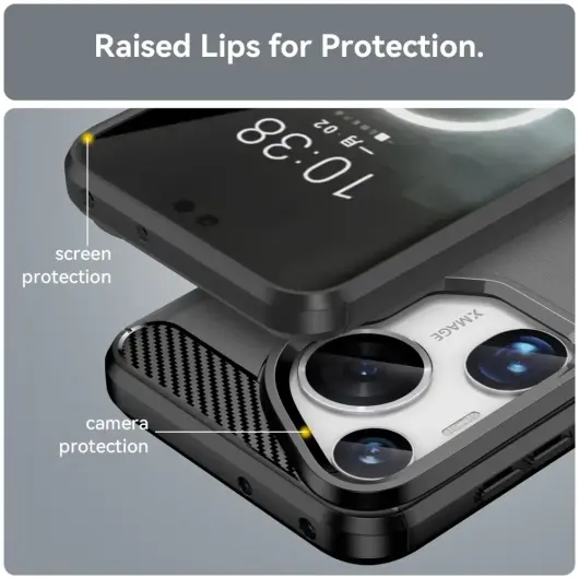 Huawei Pura 70 Ultra Hoesje Geborsteld TPU Flexibele Back Cover Zwart afbeelding 7