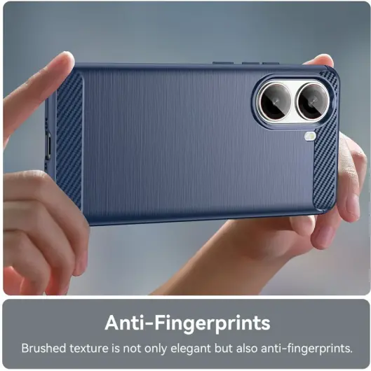 Xiaomi Poco X7 Pro Hoesje Geborsteld TPU Flexibele Back Cover Blauw afbeelding 6