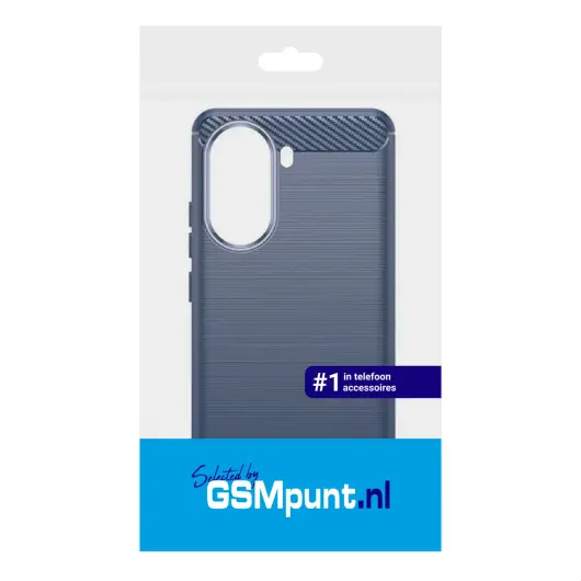 Xiaomi Poco X7 Pro Hoesje Geborsteld TPU Flexibele Back Cover Blauw afbeelding 9
