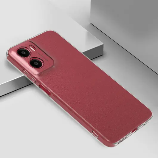 Motorola Moto E15 Hoesje Dun TPU Back Cover Transparant afbeelding 4