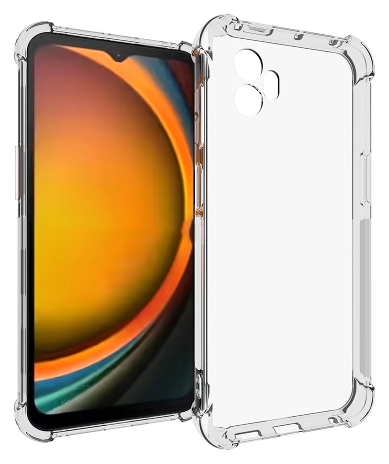 Samsung Galaxy Xcover 7 Pro Hoesje Schokbestendig en Dun TPU Transparant afbeelding 1