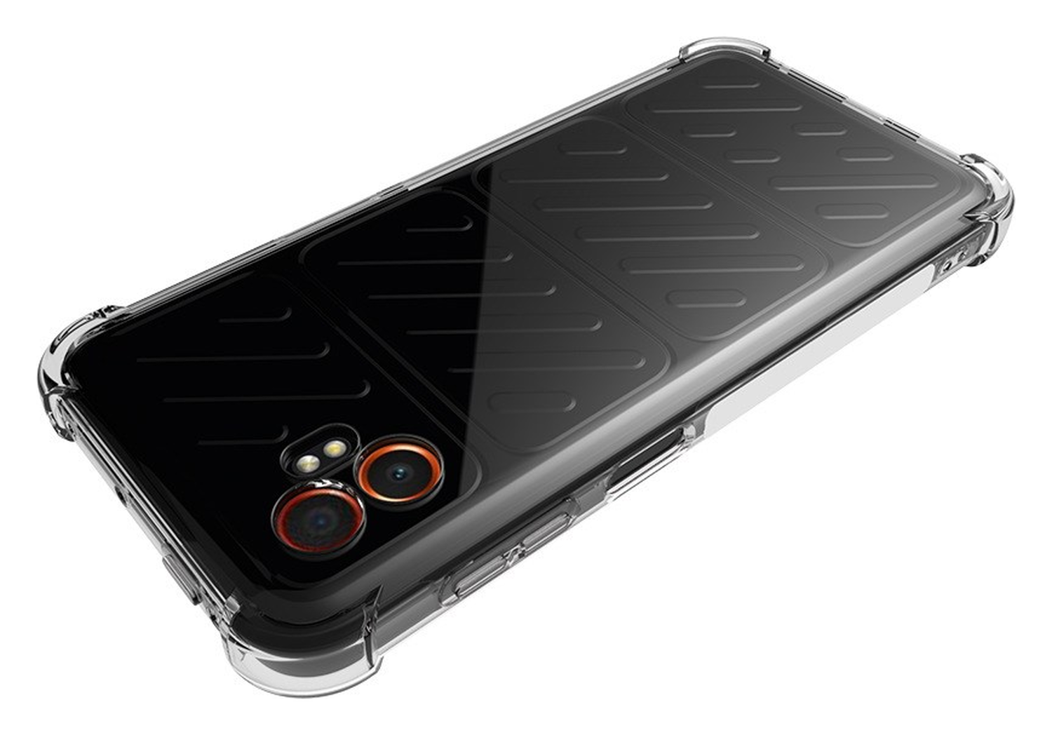 Samsung Galaxy Xcover 7 Pro Hoesje Schokbestendig en Dun TPU Transparant afbeelding 4