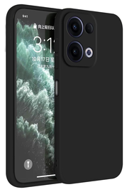 Oppo Reno 13 Hoesje Dun TPU Back Cover Matte Zwart