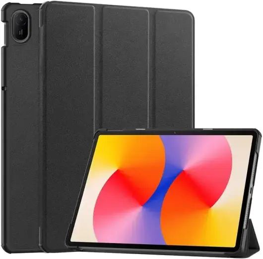 Huawei MatePad SE 11 Hoes Tri-Fold Book Case met Standaard Zwart afbeelding 1