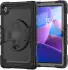 Lenovo Tab M10 Gen 4 (2025) Hoes met Screen Protector en Handriem Zwart afbeelding 16