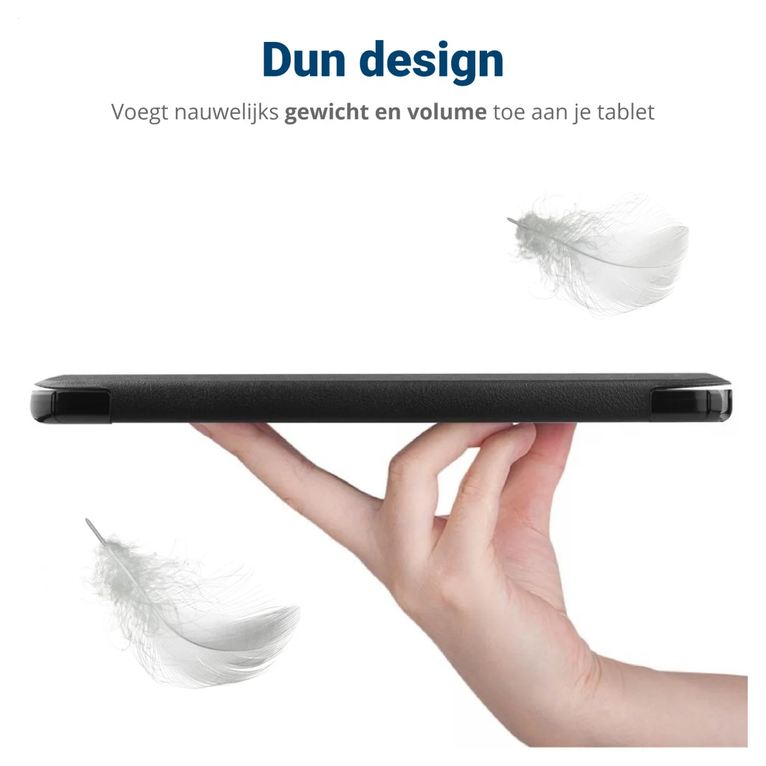Lenovo Tab M10 Gen 4 (2025) Hoes Tri-Fold Book Case met Standaard Zwart afbeelding 6