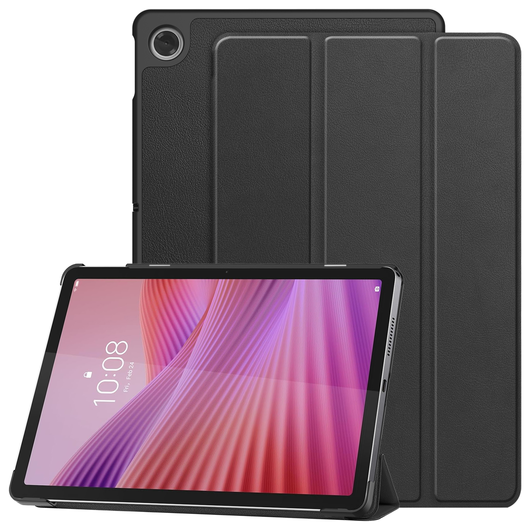 Lenovo Tab M10 Gen 4 (2025) Hoes Tri-Fold Book Case met Standaard Zwart afbeelding 1