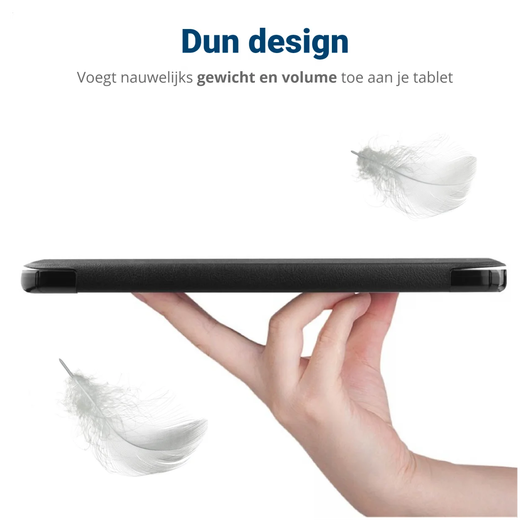 Lenovo Tab M10 Gen 4 (2025) Hoes Tri-Fold Book Case met Standaard Zwart afbeelding 6