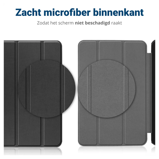 Lenovo Tab M10 Gen 4 (2025) Hoes Tri-Fold Book Case met Standaard Zwart afbeelding 7
