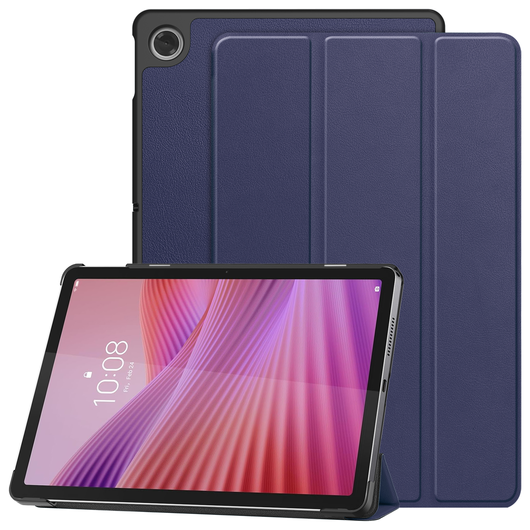 Lenovo Tab M10 Gen 4 (2025) Hoes Tri-Fold Book Case met Standaard Blauw afbeelding 1