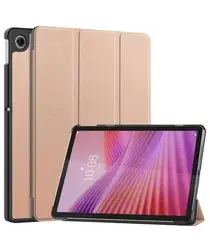 Lenovo Tab M10 Gen 4 Hoes Tri-Fold Book Case met Standaard Roze afbeelding