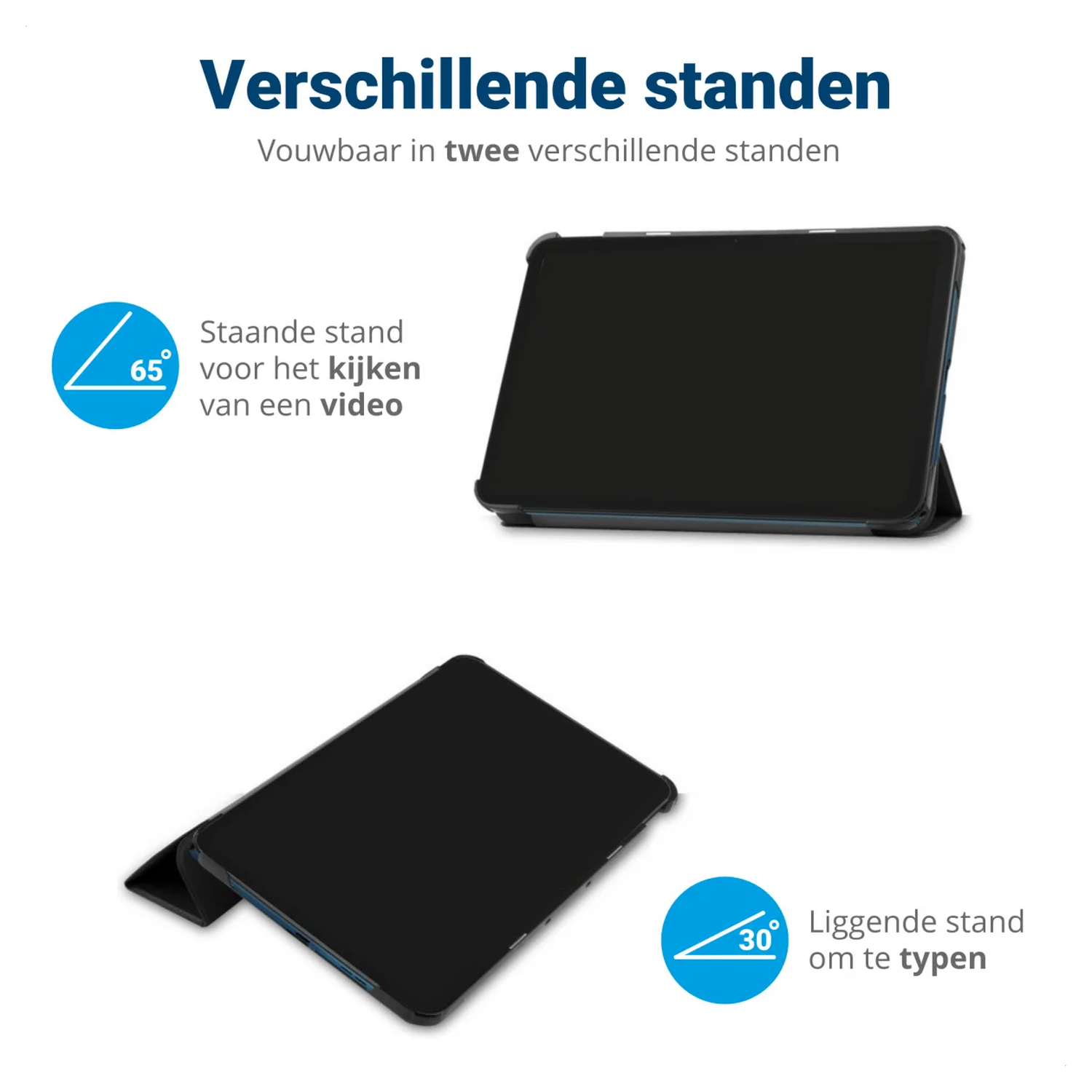 Lenovo Tab M10 Gen 4 (2025) Hoes Tri-Fold Book Case met Standaard Rood afbeelding 6