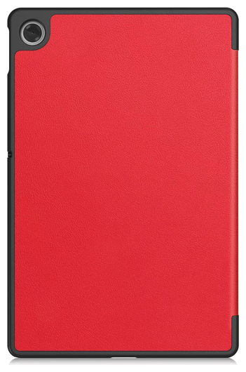 Lenovo Tab M10 Gen 4 (2025) Hoes Tri-Fold Book Case met Standaard Rood afbeelding 2