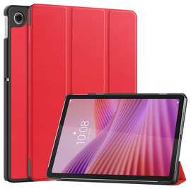 Lenovo Tab M10 Gen 4 (2025) Hoes Tri-Fold Book Case met Standaard Rood