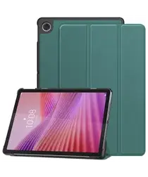 Lenovo Tab M10 Gen 4 Hoes Tri-Fold Book Case met Standaard Groen afbeelding