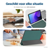 Lenovo Tab M10 Gen 4 (2025) Hoes Tri-Fold Book Case met Standaard Groen afbeelding 5