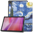 Lenovo Tab M10 Gen 4 (2025) Hoes Tri-Fold Book Case met Standaard Sterrennacht