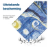 Lenovo Tab M10 Gen 4 (2025) Hoes Tri-Fold Book Case met Standaard Sterrennacht afbeelding 2